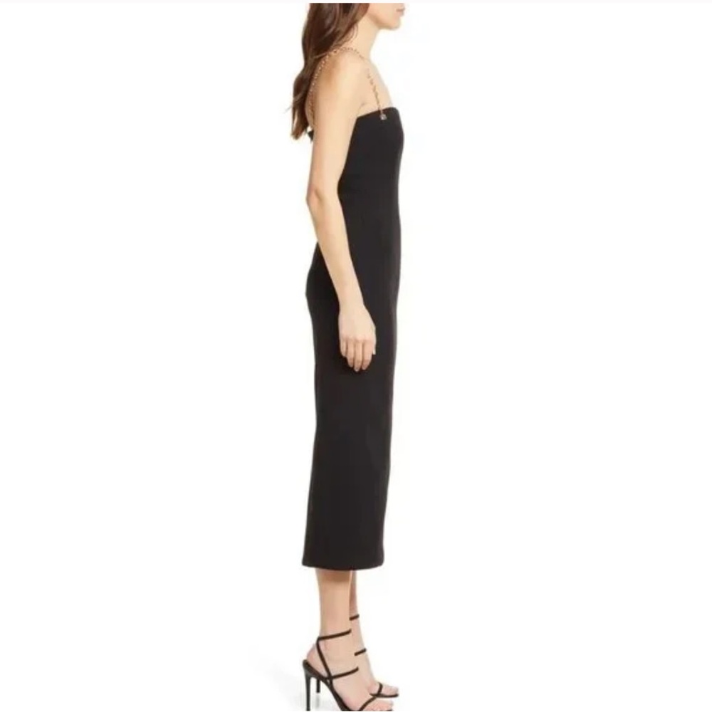 MISHA- Harli midi dress in color back US size 8 - Picture 11 of 13